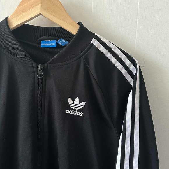 Black Adidas bomber jacket - Picture 2 of 8